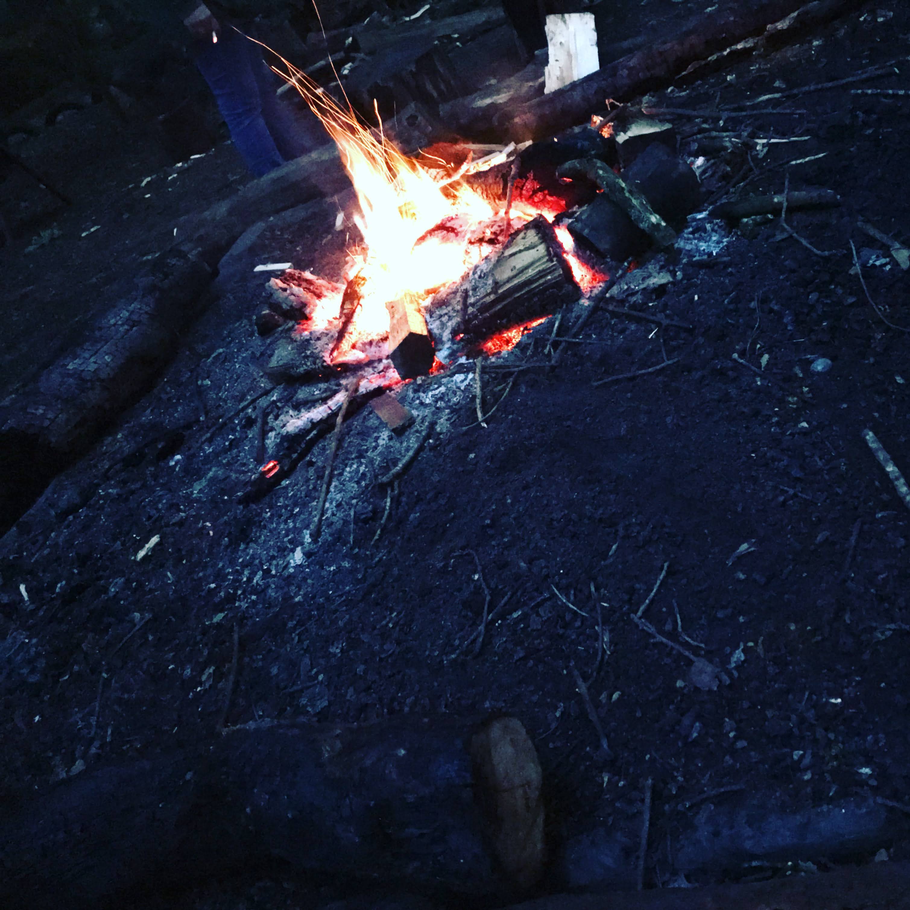 Scouts campfire
